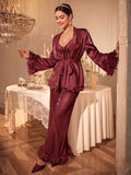 3 Piece Silk Bridal Set