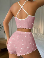 Love Shorts and Shirt Set