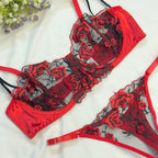 Honey Moon Net Bra Set