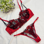 Honey Moon Net Bra Set