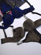 Moon Light Padded Push-up Bra Panty Set (316)